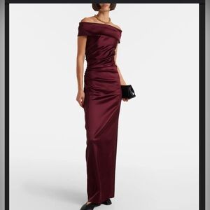 Vince Camuto Strapless Wine Dress
